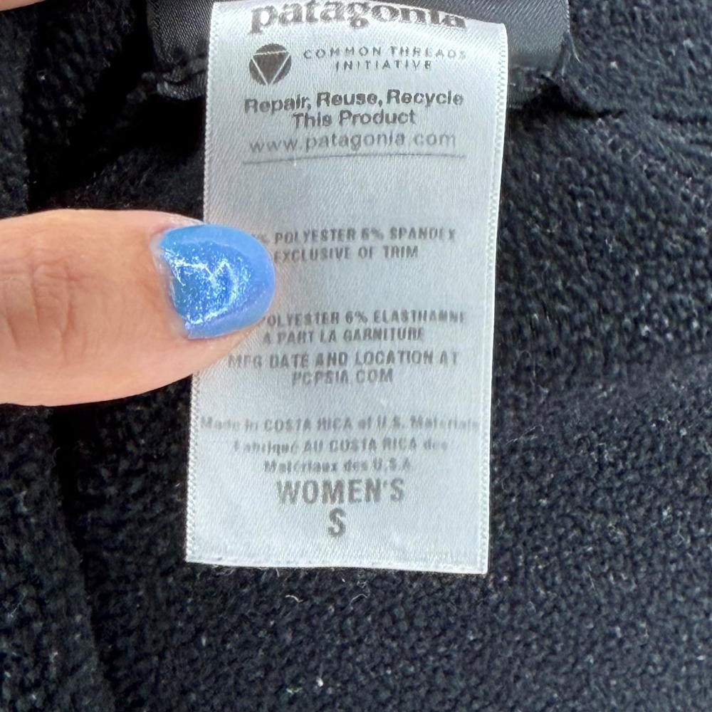 PATAGONIA Capilene Expedition Zip Neck Fleece Baselayer 1/2 Zip Women's Small - Picture 6 of 8